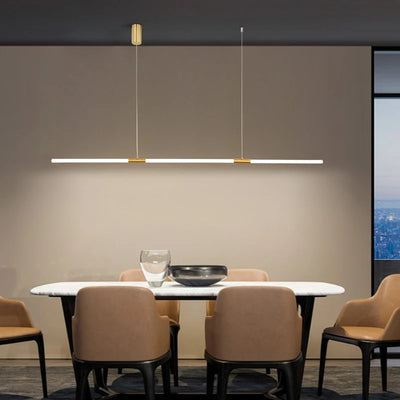 LED Pendant Light - Modern Chandeliers for Dining Room with Remote Control