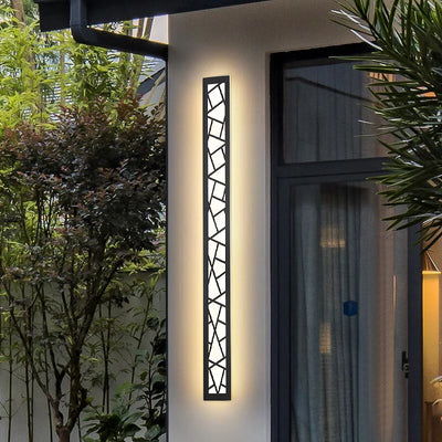 Waterproof Outdoor LED Tall Wall Lamp for Garden and Villa Porch