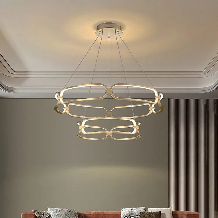 Light Luxury Bedroom Chandelier - Modern Nordic Pendant Lamp for Living Room, Dining Room, and Master Bedroom