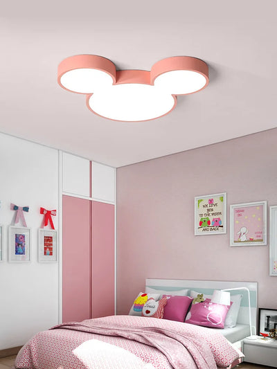 Mickey Nordic LED Ceiling Lamp - Modern Kid's Room Decor