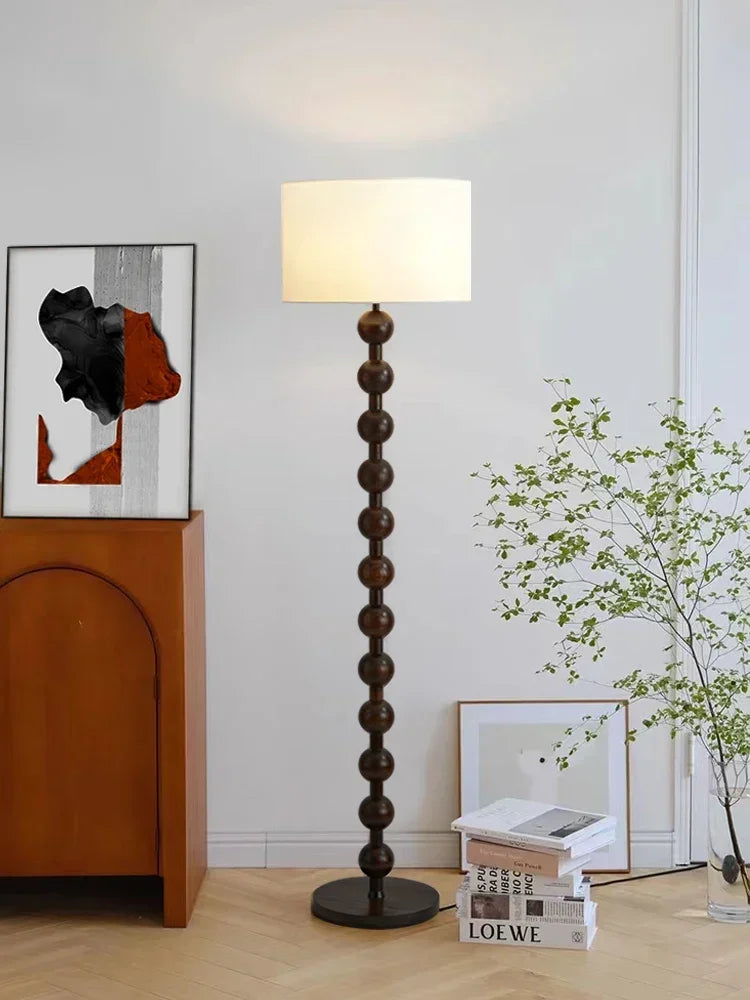 French Style Mid-Ancient Silent Floor Lamp – Retro Nostalgic Lamp for Living Room, Bedroom, and New Chinese Style Decor