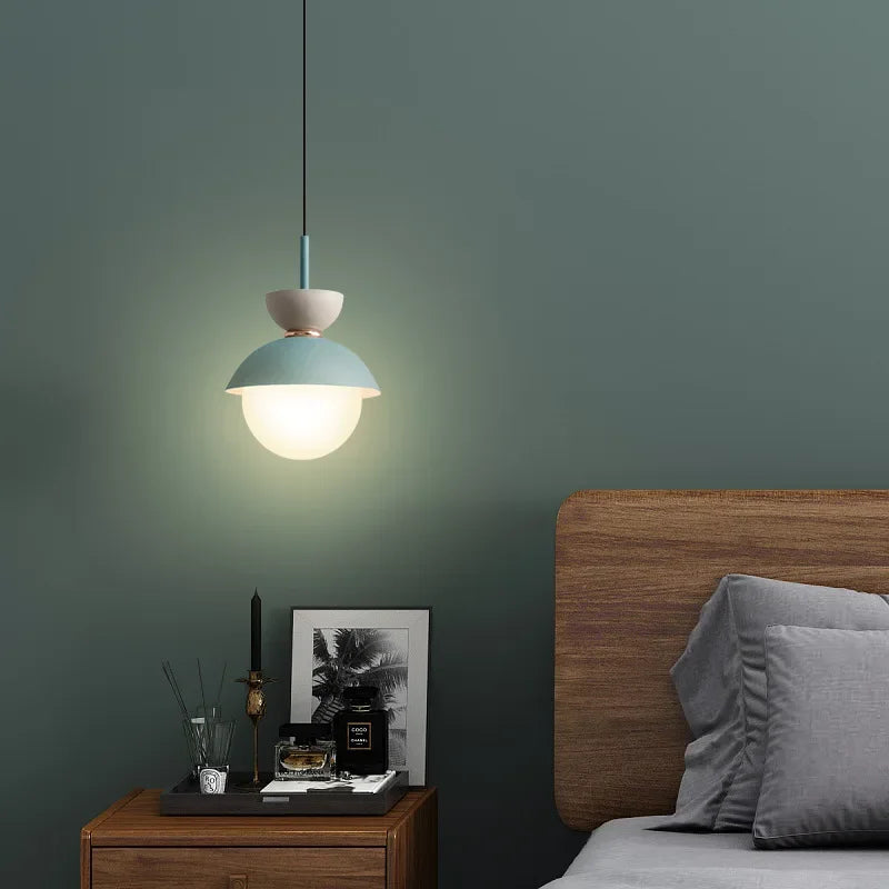 Modern Pendant Lamp - Nordic Glass Ball Light Fixture