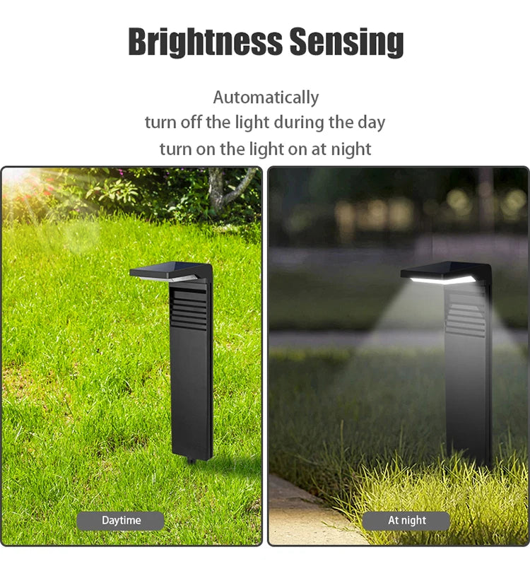 Outdoor Solar Garden Lights - Waterproof LED Lawn Lamp for Yard Pathway Landscape