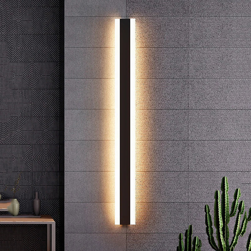 Contemporary Outdoor Waterproof LED Wall Lamp Aluminum Garden Porch Sconce Light