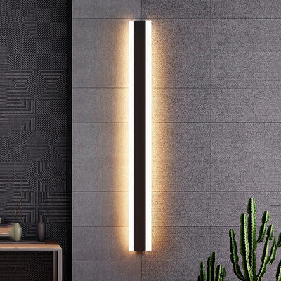 Contemporary Outdoor Waterproof LED Wall Lamp Aluminum Garden Porch Sconce Light