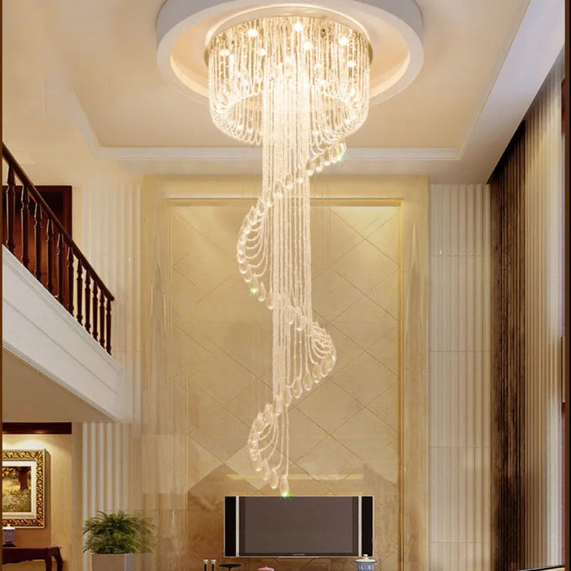 Contemporary Crystal LED Chandelier - Illuminate Your Living and Dining Spaces with Modern Elegance