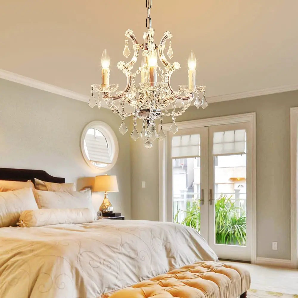 Elegant Crystal Chandelier Pendant Lights: Illuminate Your Space with Style