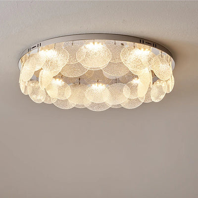 Luxury Living Room Crystal Lamp - Modern Simple Atmosphere Ceiling Lamp Package for Whole House