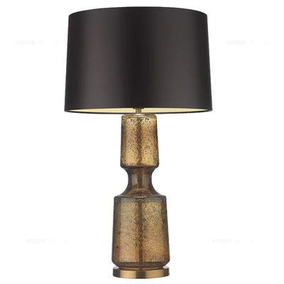 American Nordic Table Lamp - Retro LED Bedside and Bedroom Decorative Glass Lamp, Perfect for Hotel and Villa Room Decoration