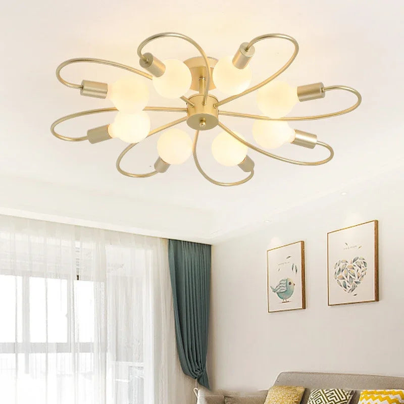 Nordic LED Ceiling Light - Contemporary Pendant Light for Living Room, Bedroom, Hotel