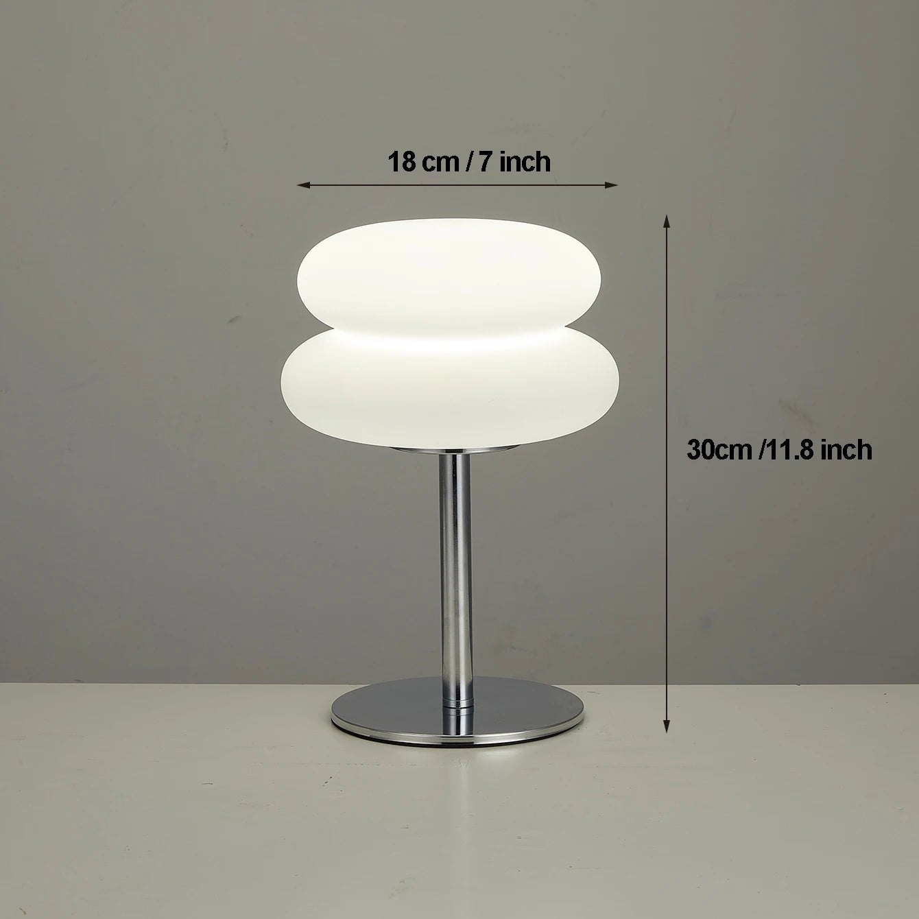 Bauhaus Retro Table Lamp with 9-Level Brightness Dimming | Nordic Mushroom Lamp for Bedroom, Living Room & Office