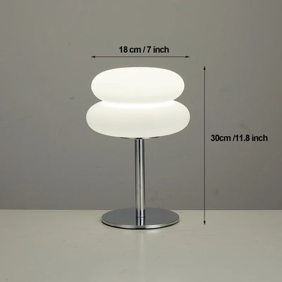 Bauhaus Retro Table Lamp with 9-Level Brightness Dimming | Nordic Mushroom Lamp for Bedroom, Living Room & Office