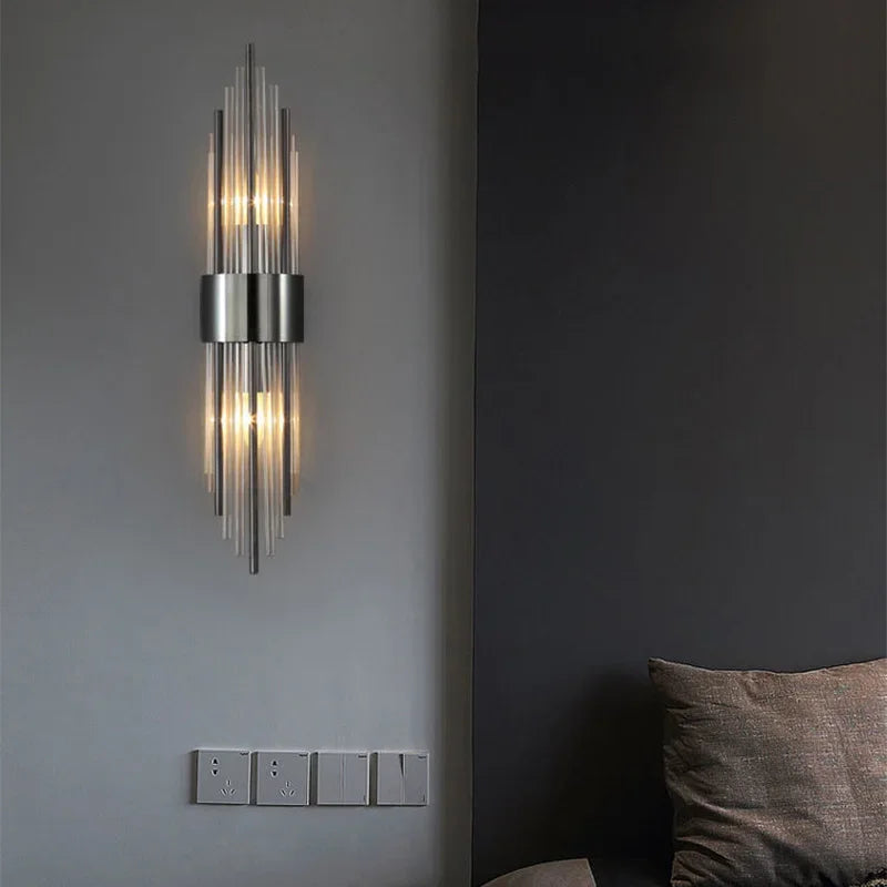 Light Luxury LED Wall Lamp - Modern Gold Wall Light for Living Room, Bedroom, Bedside, Stairs, Wall Sconce Home Decor