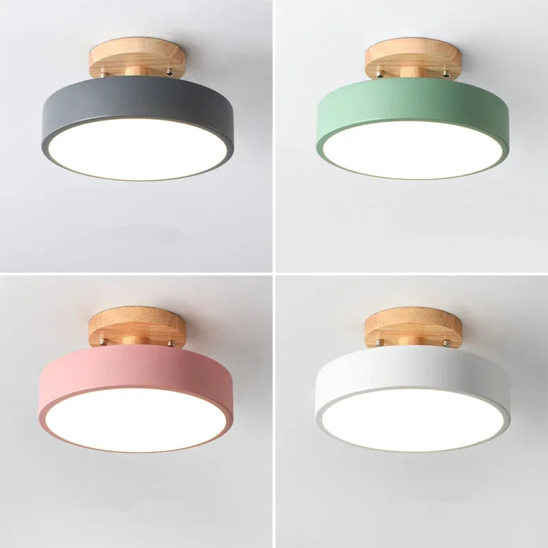 Nordic Entrance Hallway Ceiling Lamp: Industrial Lighting