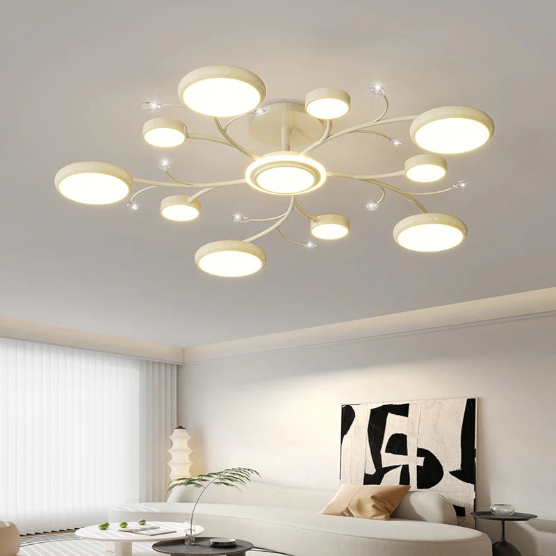 Modern LED Chandelier Lights for Home Decor - Hanging Ceiling Lamp for Study, Kitchen, Indoor Lighting Fixture