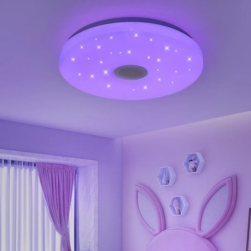 RGB 36W LED Ceiling Lamps - Smart Music Light