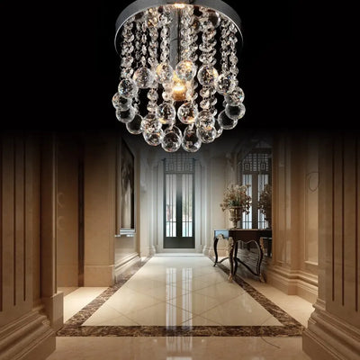 Crystal Ceiling Light Chandelier - Luxury Lighting Fixture for Living Room, Dining Hallway, and Bedroom