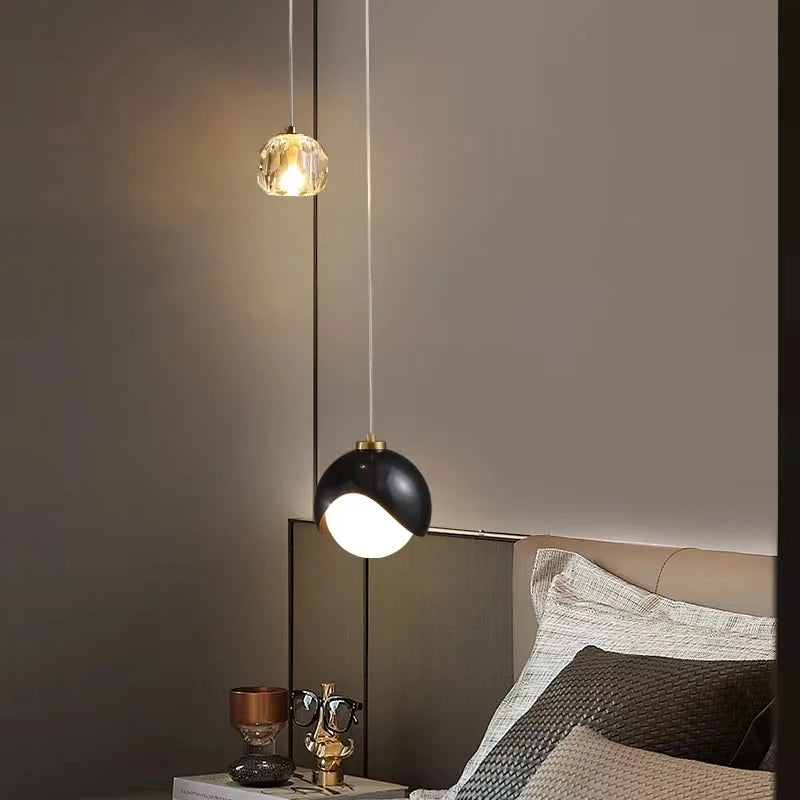 Modern Simple Crystal Pendant Light: Elevate Your Space with Elegance