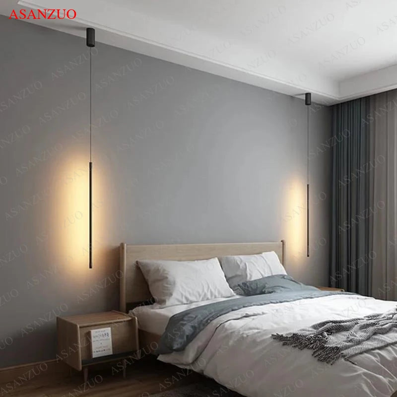 Bedroom Bedside Light LED Pendant Light: Contemporary Elegance for Your Space