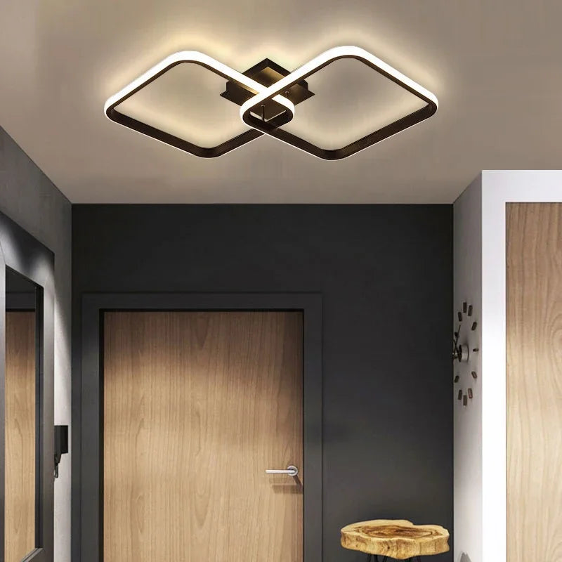 Lustre LED Chandeliers - Modern Chandelier Ceiling Lights for Hallway, Aisle, Corridor, Living Room, Bedroom, Dining Room