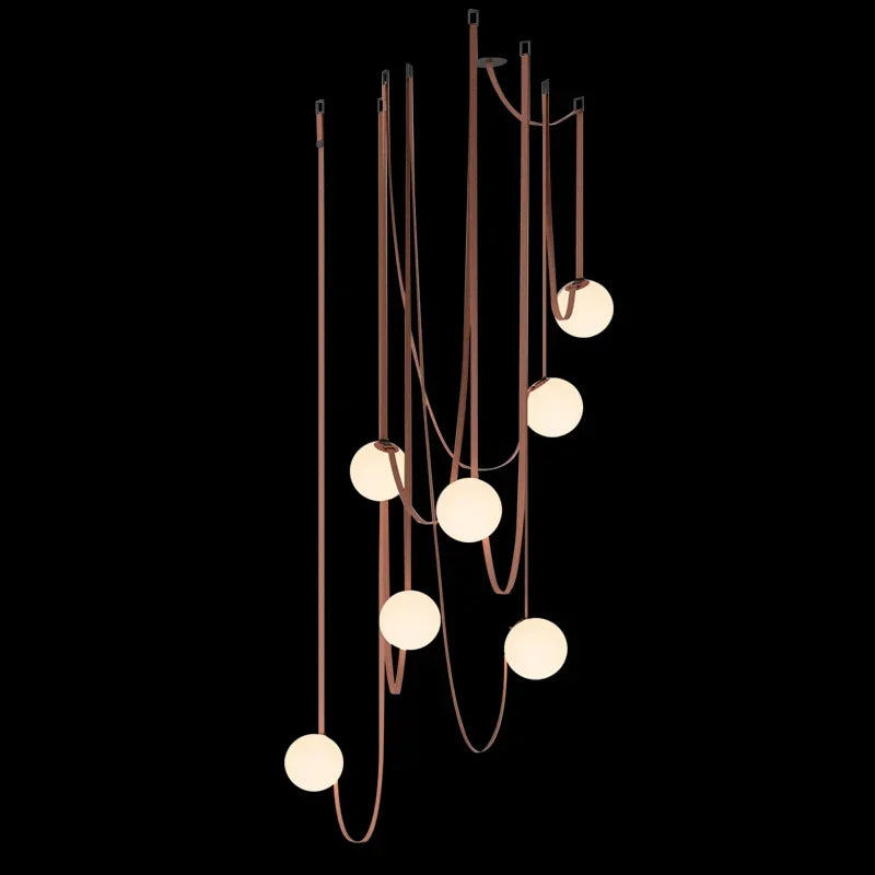 Modern Minimalist Designer Villa Chandelier - Nordic Ceiling Light for Living Room, Dining Room