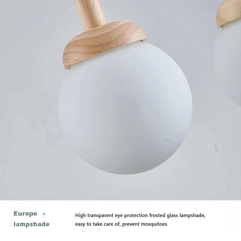 Nordic Wood Pendant Lamp