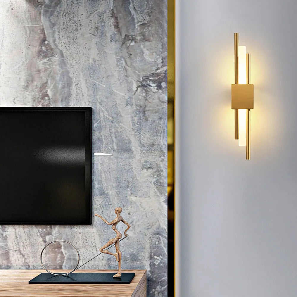 Nordic LED Wall Lamp | Minimalist Wall Sconce for Bedroom, Staircase, and Living Room