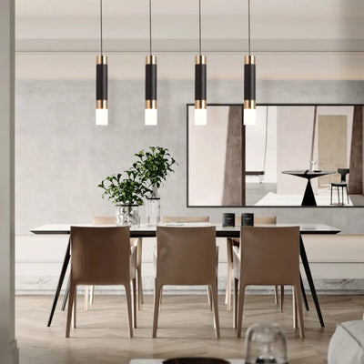 LED Pendant Light with Dual Light Sources – Up and Down Shine Fixture for Kitchen, Dining Room, and Bar Counter