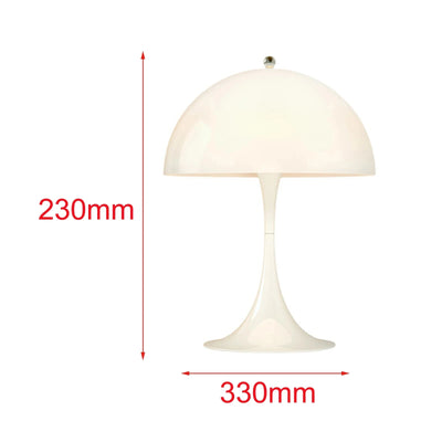 Sleek Modern Mushroom Table Lamp - Creative Lighting Fixture for Bedroom, Bedside, Office, and Study