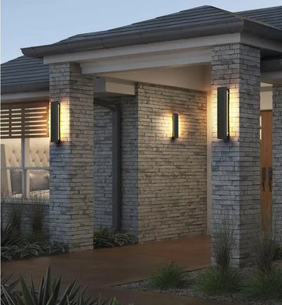 18W Modern Waterproof Outdoor LED Wall Lamp - IP65 Garden Porch Sconce