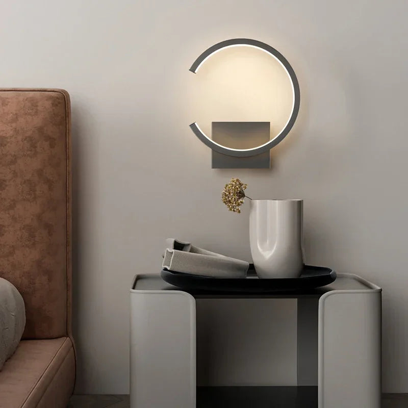 Sleek Modern LED Wall Lamp: Illuminate Your Living Spaces with Style