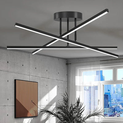 New Nordic Modern LED Ceiling Lamp: Chandelier for Living Room, Dining Room, and Bedroom