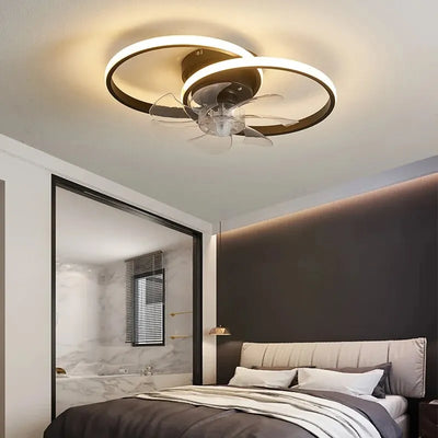 Modern Ceiling Fan with Light - Smart Lamp Fan with Remote and APP Control