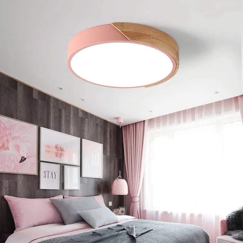 Modern LED Ceiling Light Macaron Chandelier