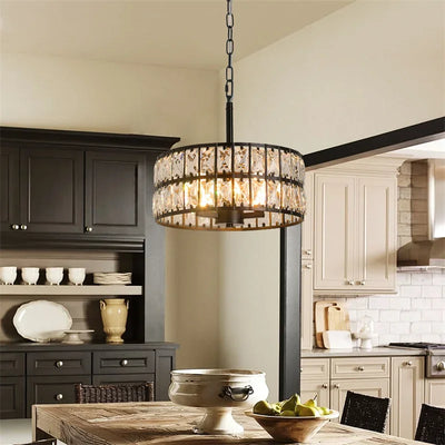 Modern K9 Crystal LED Pendant Light - Luxury Chandelier for Elegant Home Decor