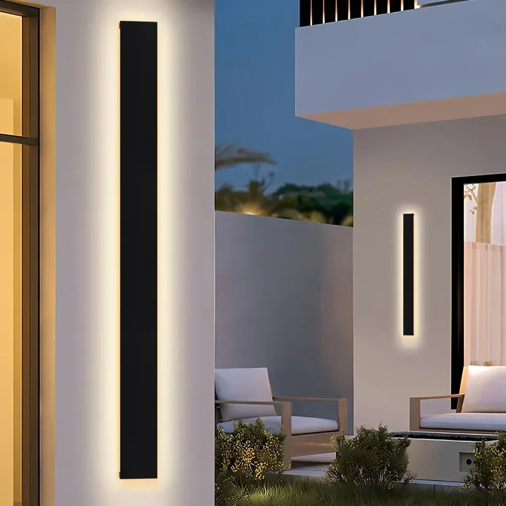 Modern Waterproof LED Long Wall Light: Stylish Outdoor Illumination