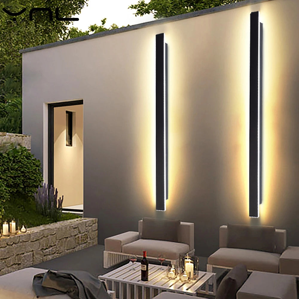 Modern Waterproof Outdoor LED Long Wall Lamps: Illuminate Your Outdoor Space with Elegance