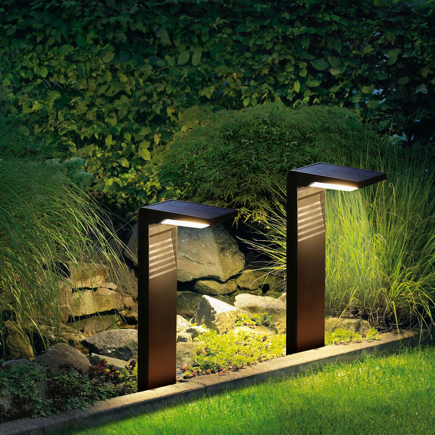 Outdoor Solar Garden Lights - Waterproof LED Lawn Lamp for Yard Pathway Landscape