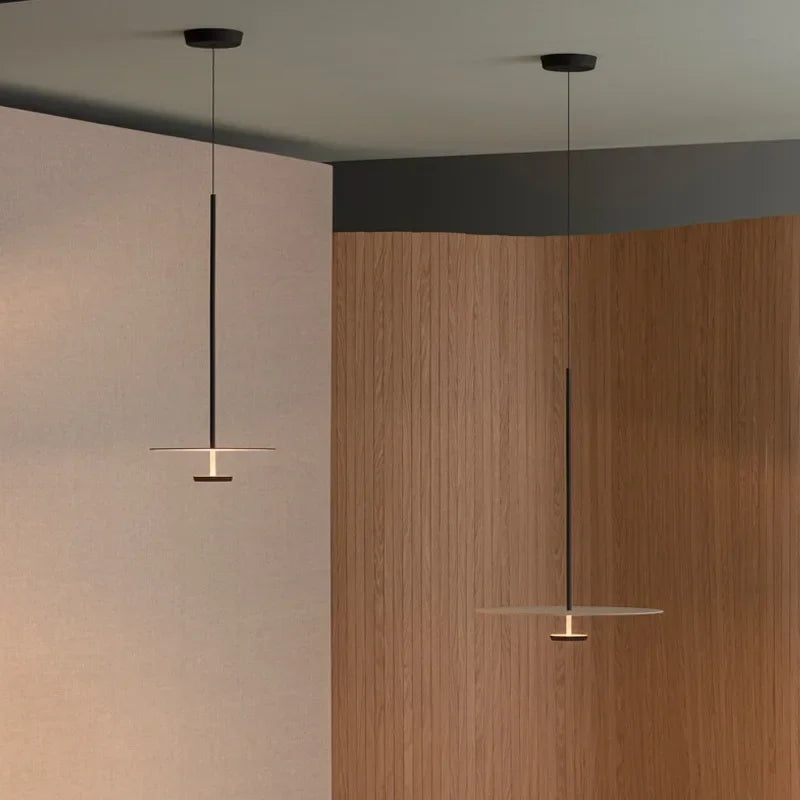 Minimalist Ring Chandeliers - LED Pendant Lighting for Bedroom, Kitchen Island, Dining Room