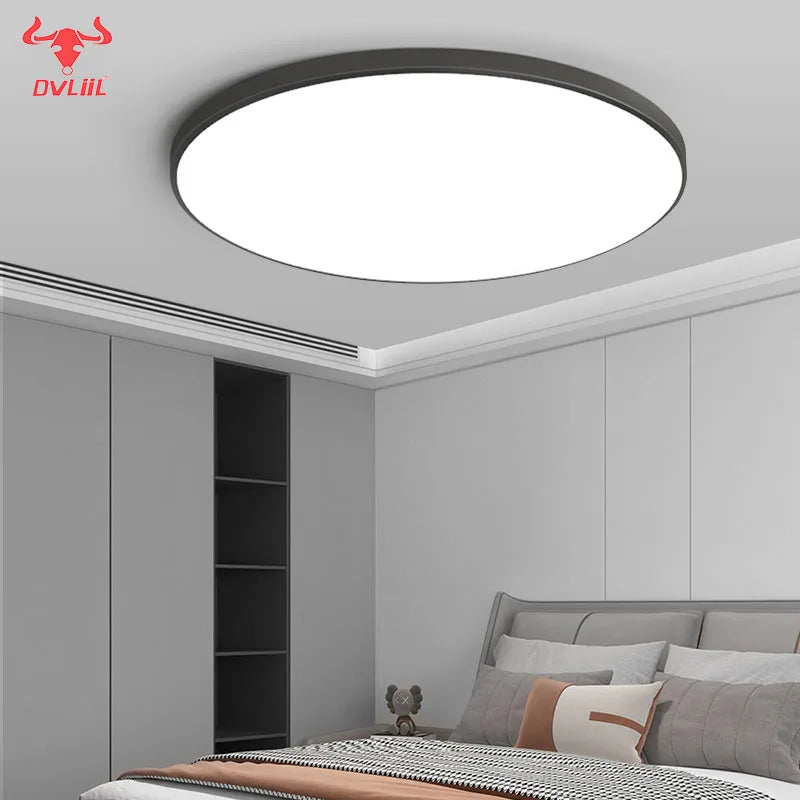 Nordic LED Panel Light - 45W/72W Round Surface Ceiling Downlight for Indoor Home Lighting