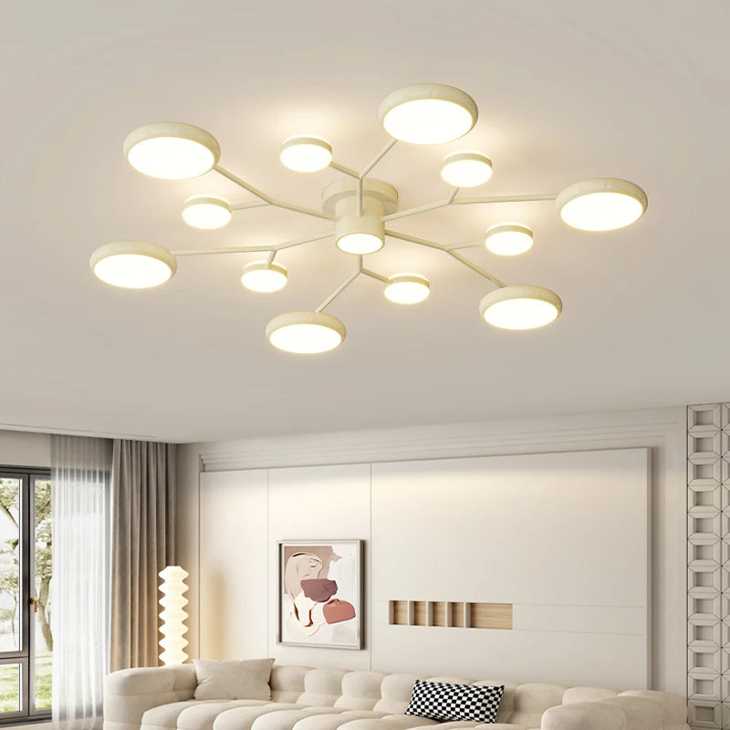 Modern LED Chandelier Lights for Home Decor - Hanging Ceiling Lamp for Study, Kitchen, Indoor Lighting Fixture