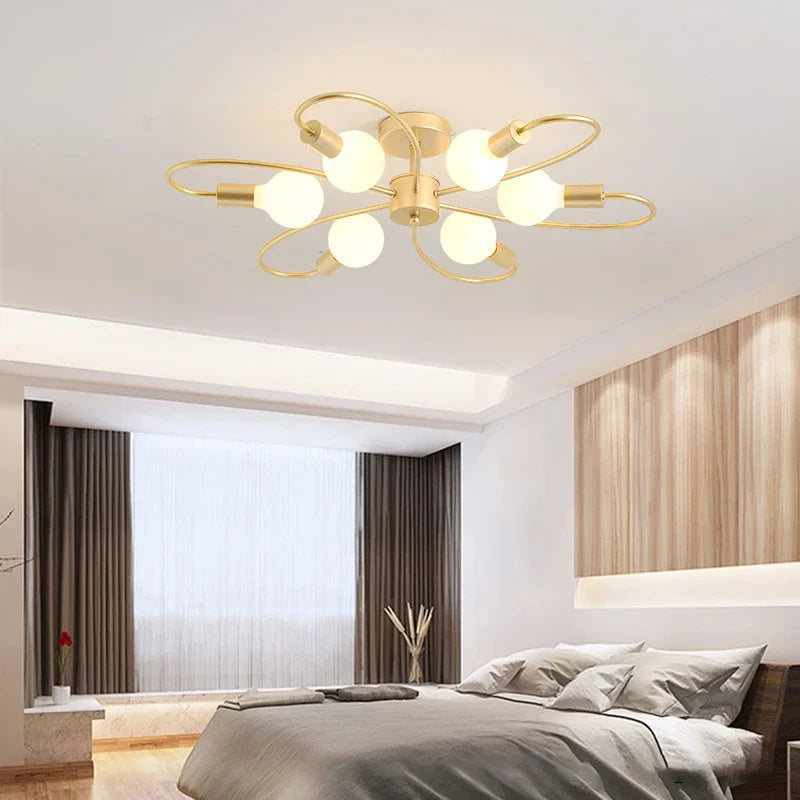 Nordic LED Ceiling Light - Contemporary Pendant Light for Living Room, Bedroom, Hotel