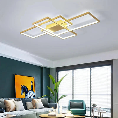 Modern Square LED Ceiling Light | 110V-260V for Bedroom, Living Room, Dining Room, and Study