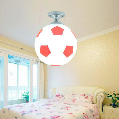 Soccer Ball LED Ceiling Lights: Illuminate Your Boy's Bedroom with Sports Spirit