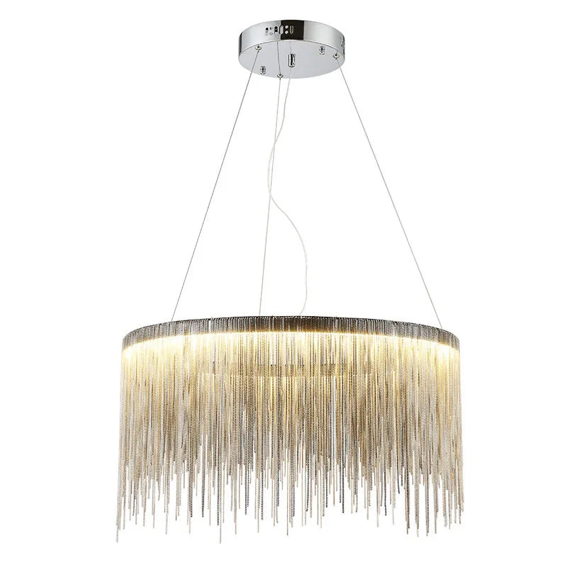 Postmodern Bohemian Pendant Light Tassel Contracted Hanging Light