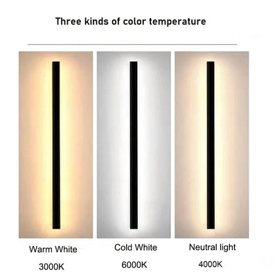 Modern Waterproof LED Outdoor Wall Light - IP65 Villa Porch Garden Patio Exterior Wall Lamp