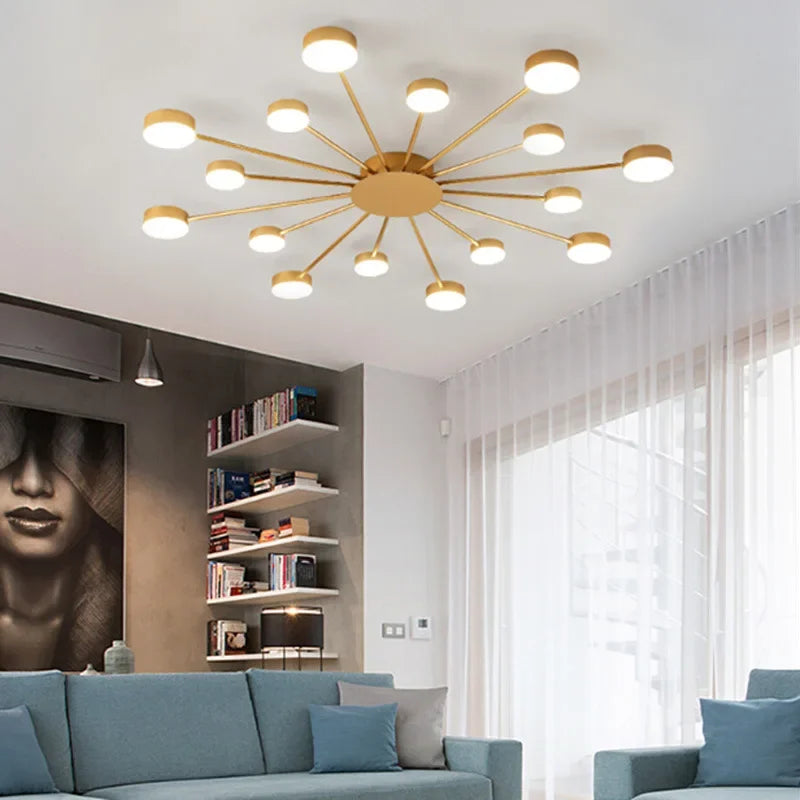 Nordic LED Ceiling Indoor Lighting Home Lamps - Modern Chandelier Lights