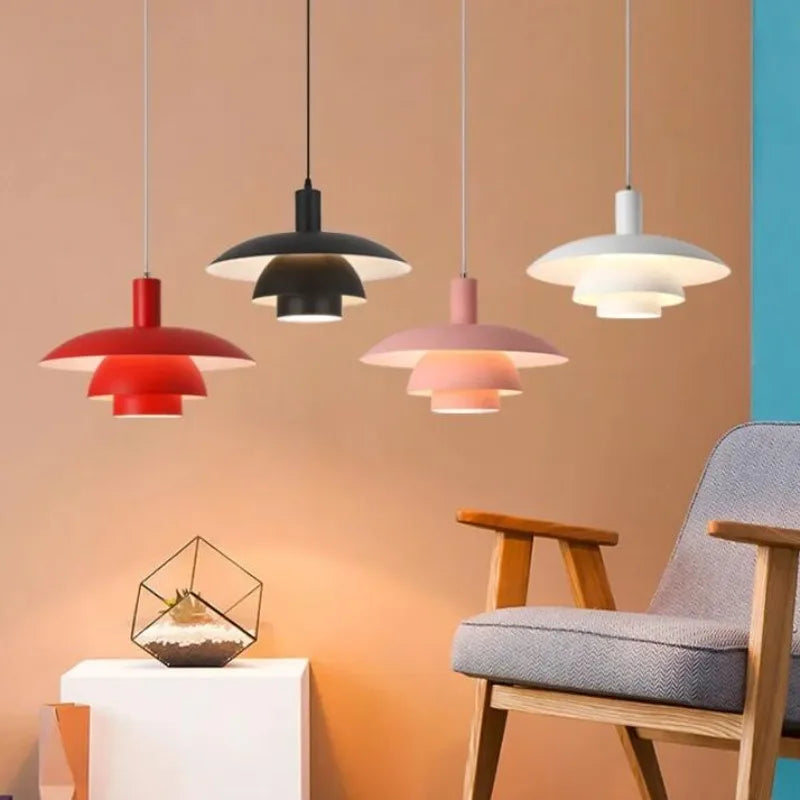 Danish Design Pendant Light - High-Quality LED Hanging Lamp for Living Room, Kitchen, and Dining Table