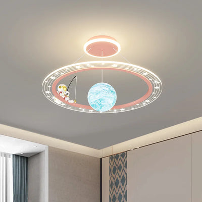 Modern Astronaut LED Chandeliers: A Fun and Functional Lighting Solution for Children's Rooms