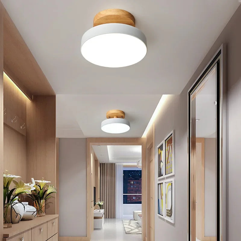 Nordic Entrance Hallway Ceiling Lamp: Industrial Lighting